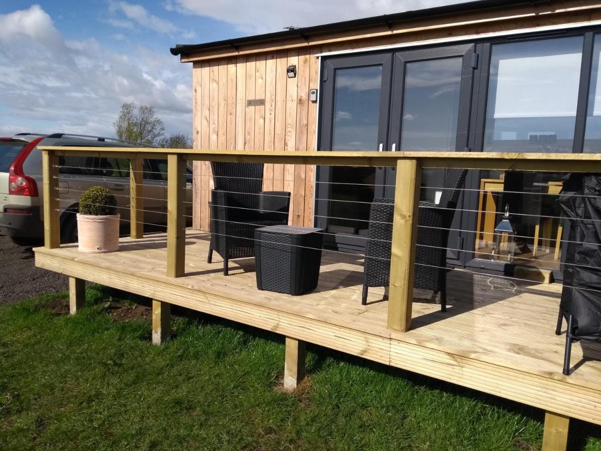 Cleeves Cabins Arran Luxury Lodge With Hot Tub Dalry  Zewnętrze zdjęcie
